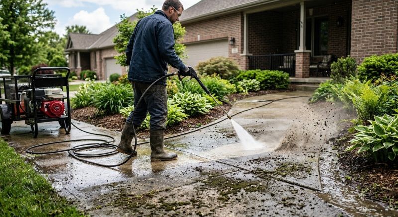 Walkway Pressure Washing Service